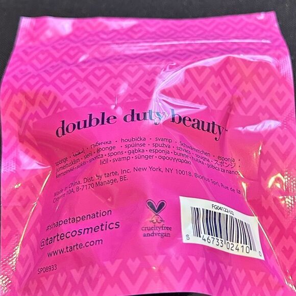 🌻$10 Tarte The Shaper Beauty Sponge & Eyeshadow Brush New Full Size - Picture 5 of 8